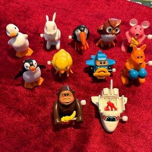 Wind-Up  Toy Set by Tomy vintage;most wind ups don’t work but v good condition